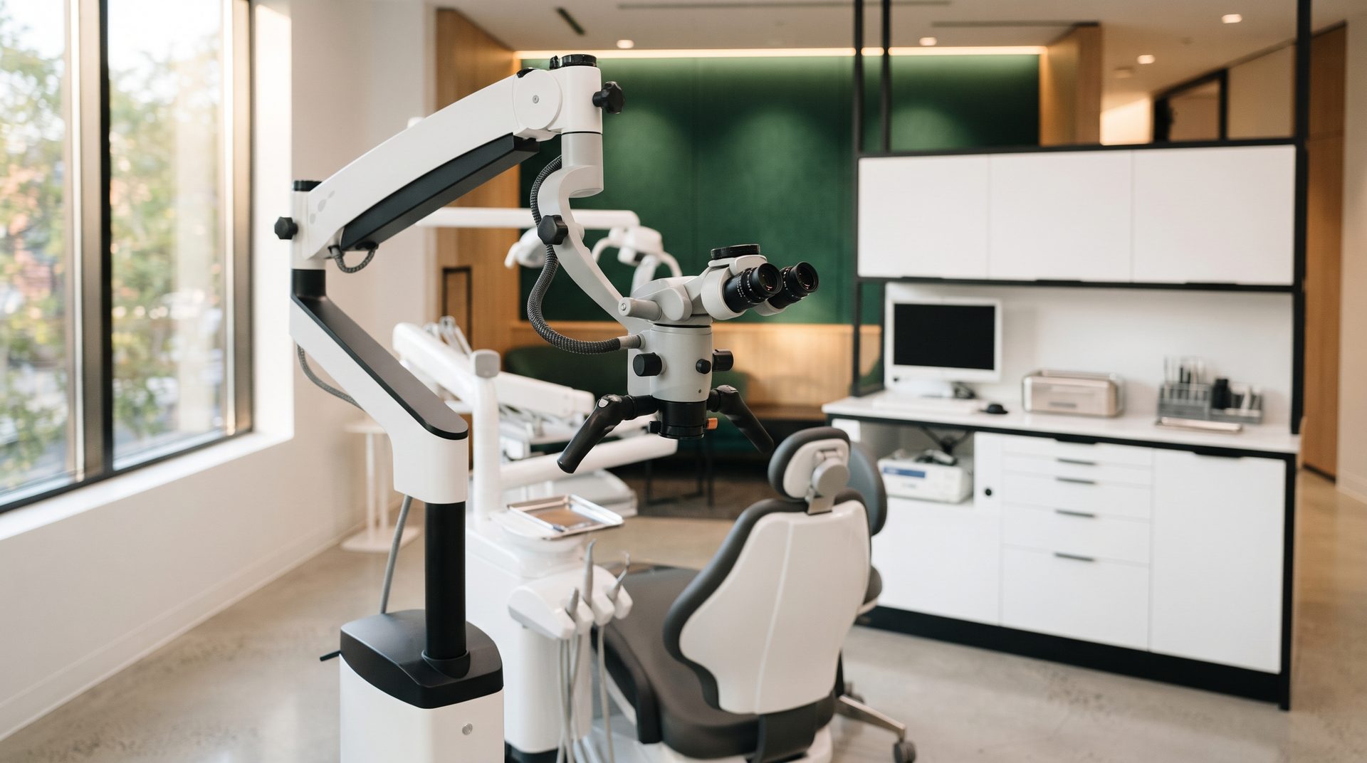 Cabinet de tratament endodontic cu microscop dentar, Bel-Dent Baia Mare